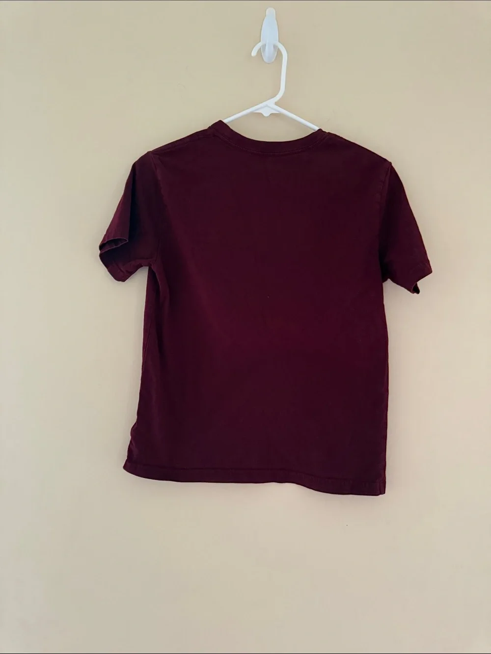 Ralph Lauren Burgundy Tee with Yellow Pony